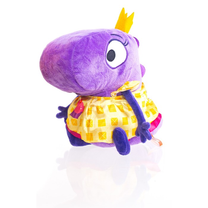 Игрушка мягкая Диносити «Тира в короне», со звуком, 20 см мягкая игрушка диносити динозаврик тира