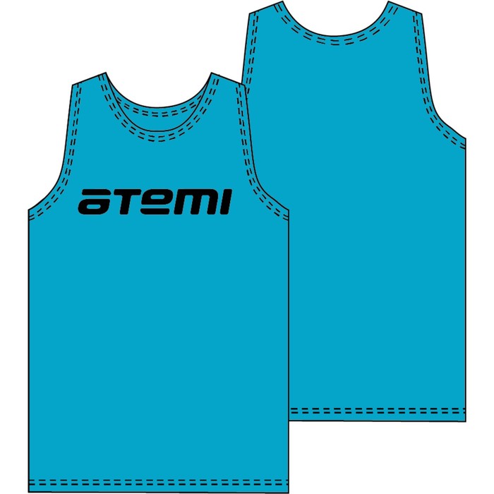 

Манишка тренировочная детская Atemi, цвет голубой, ATRB-001JSS23-BLU, размер 140
