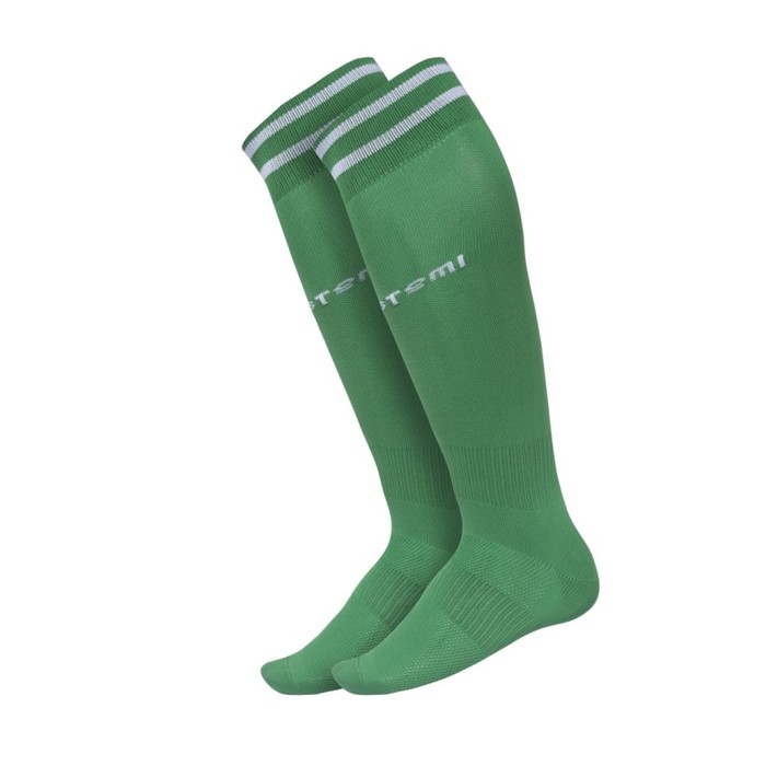 Гетры футбольные Atemi, цвет зеленый, ASSK-001SS23-GRN, размер 44-46