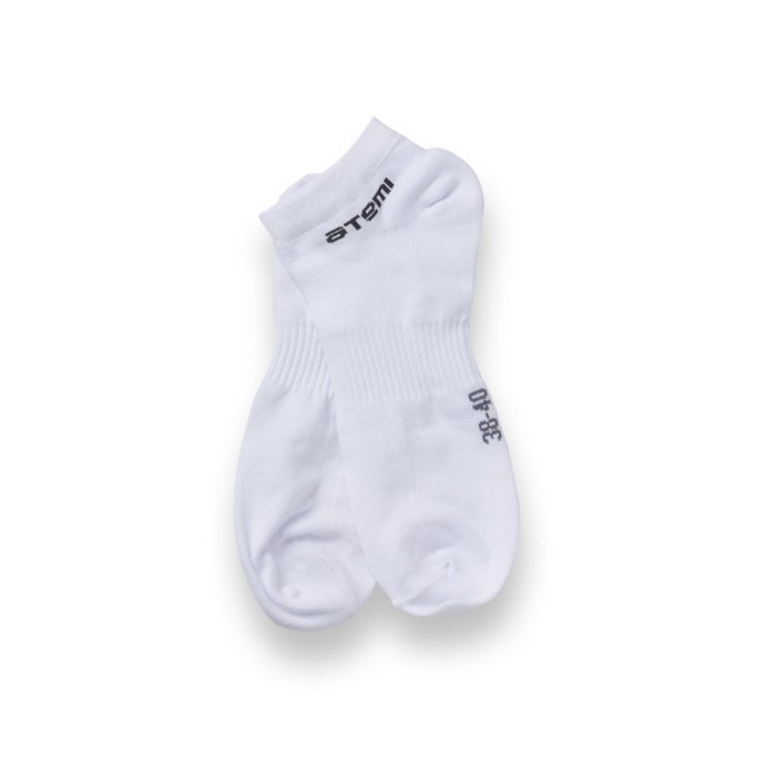 Носки короткие мультиспорт Atemi, цвет белый, ASSK-004SS23-WHT, размер 35-37