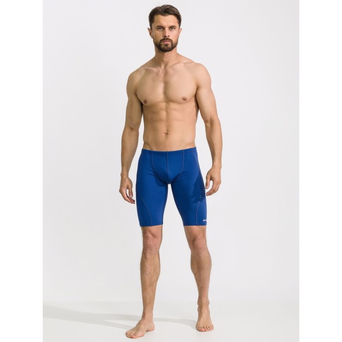 Плавки-шорты мужские спортивные Atemi TSAP01LB, антихлор, цвет синий, размер 48