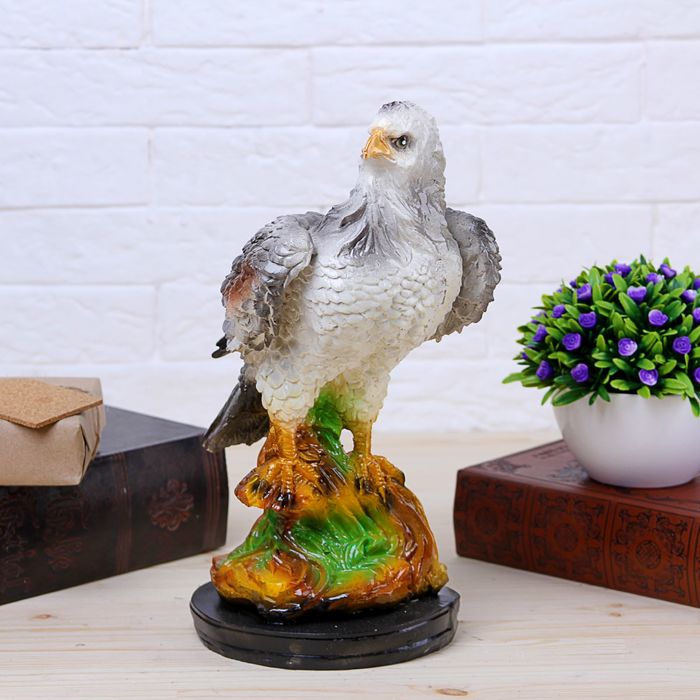 Фигурка "Орел" серый гипс 5 × 20 × 28 см