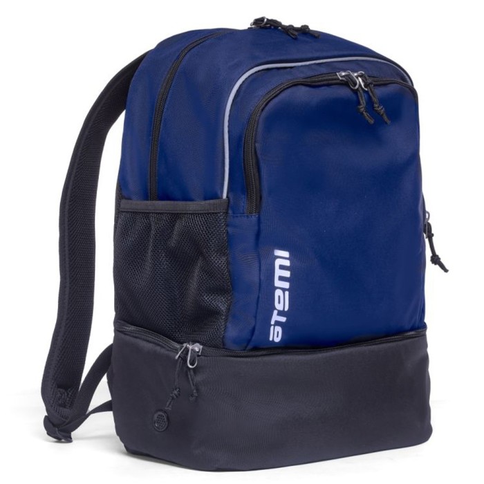 Рюкзак спортивный с отделением для обуви Atemi ASBP-001SS23-DNB, 30 литров, тёмно синий, черный 10
