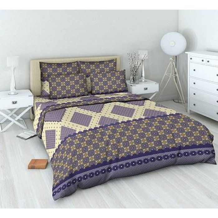 Постельное бельё 1,5 сп "Василиса: Сигнатюр", 215х145см, 214х150см, 70х70см - 2 шт