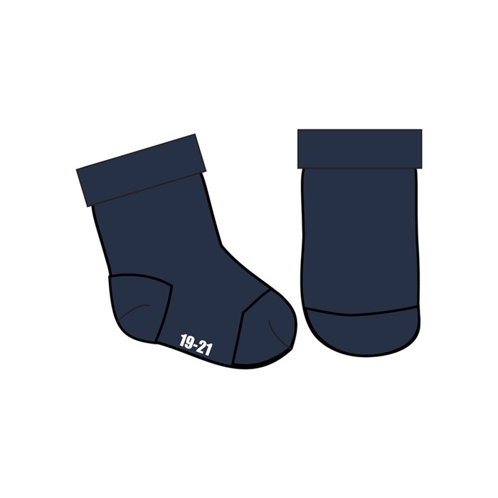 Носки махровые для мальчика, размер 19-21