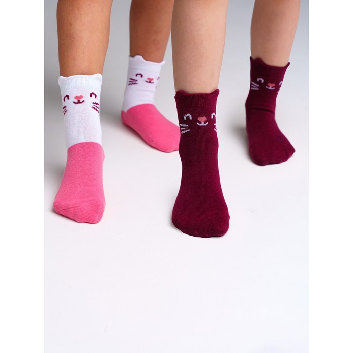 Носки для девочки, размер 28-30, 2 пары носки размер 28 30 мультиколор 2 пары