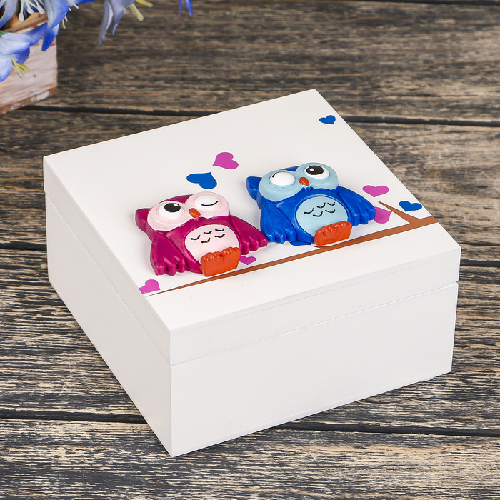 Шкатулка "Парочка сов"