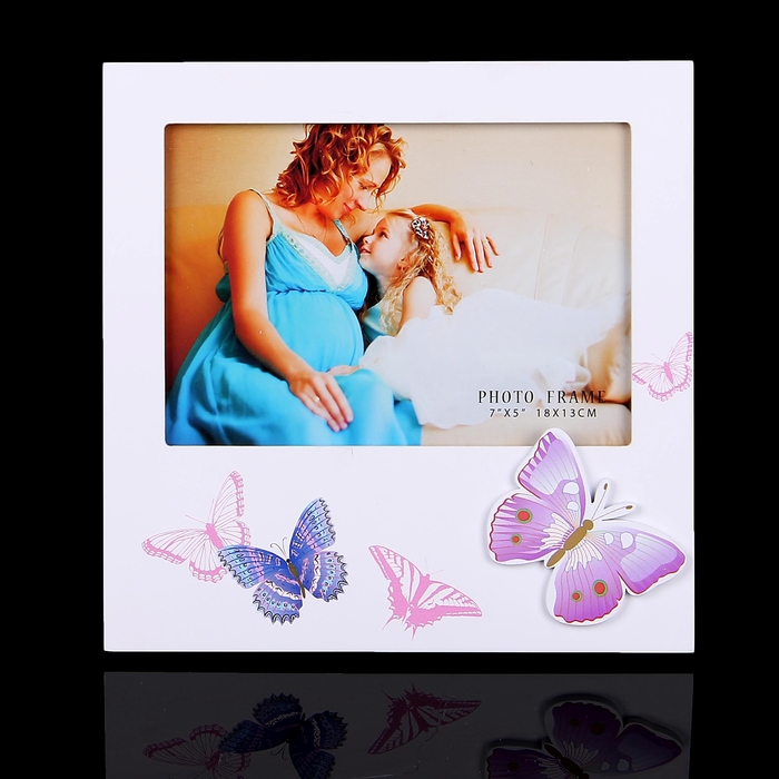 Фоторамка "Розовые бабочки" 13х18 см