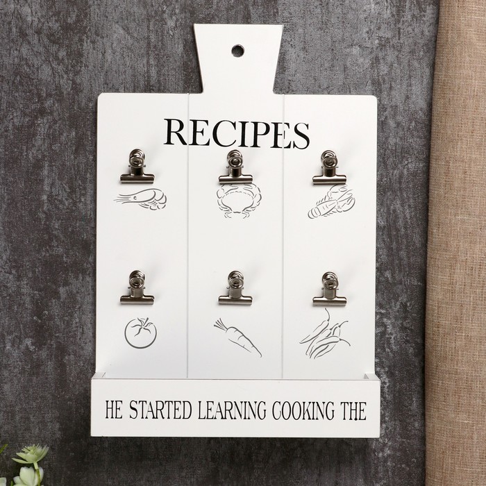 Панно с зажимами для фото/записок