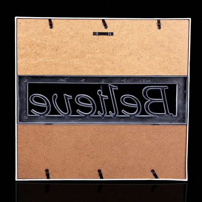 Фоторамка на 4 фото Believe, белая, 10х15 см