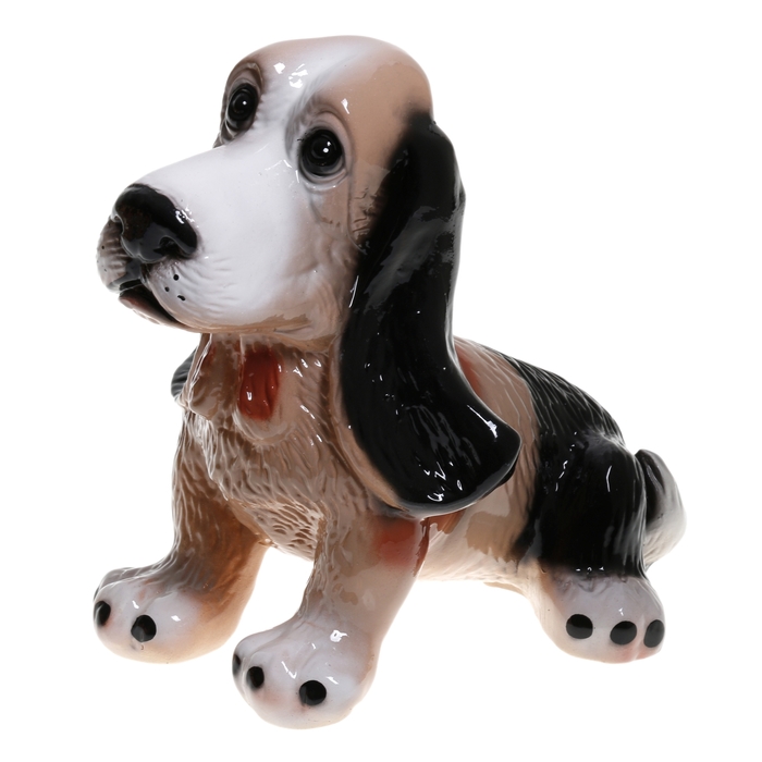 Копилка "Бассет-хаунд Чейн" глянец