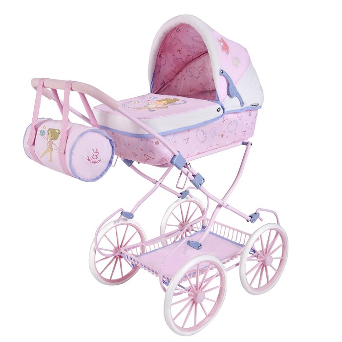 

Коляска-люлька для кукол DeCuevas Gala, с сумкой, высота ручки 81 см