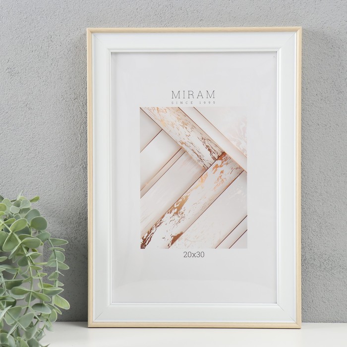 

Фоторамка пластик "МИРАМ" 20х30 см 657145-8 (пластиковый экран)
