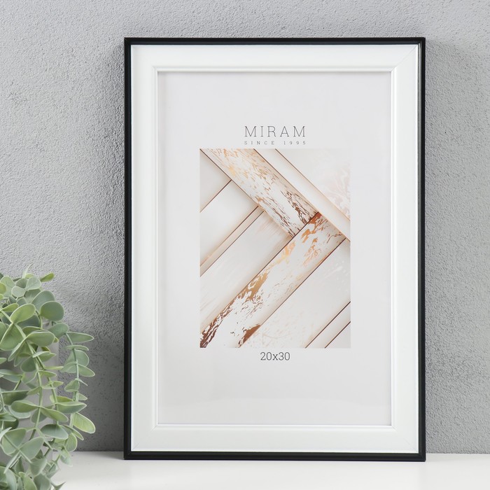 

Фоторамка пластик "МИРАМ" 20х30 см 657170-8 (пластиковый экран)