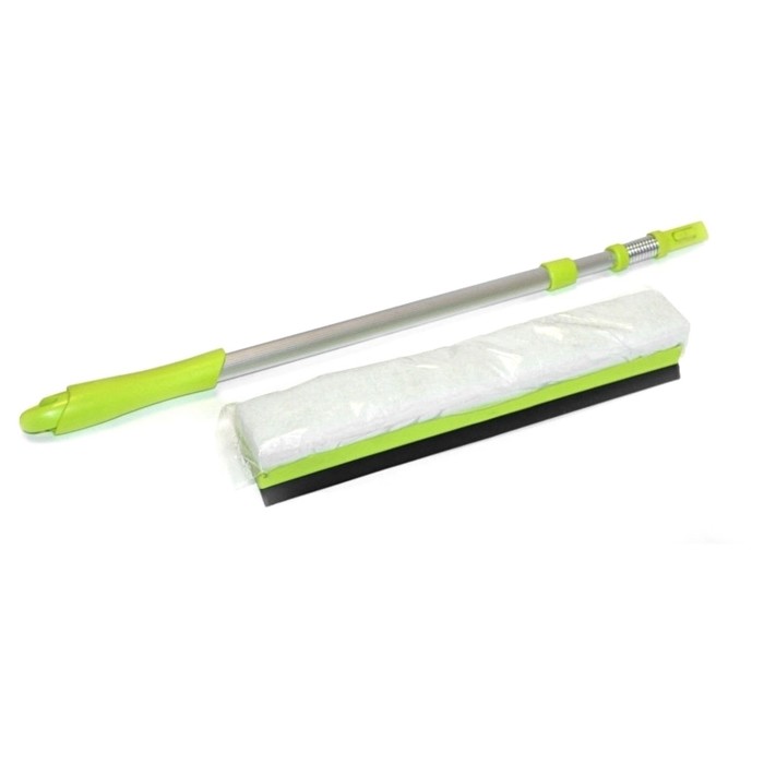 фото Стеклоочиститель, с телескопической ручкой 40-68 см, со съемной насадкой 27 х 3.2 см homequeen
