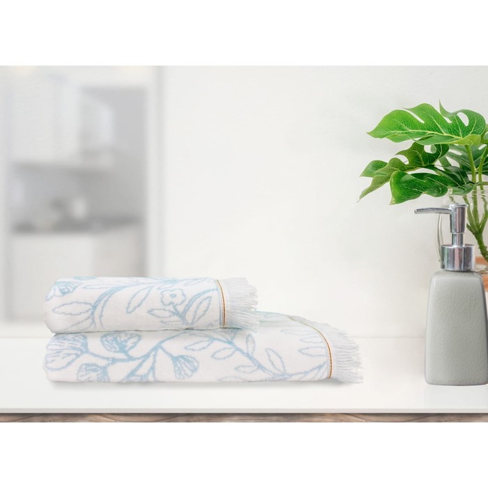 

Полотенце Arya Home Amelia, размер 70x140 см, цвет синий