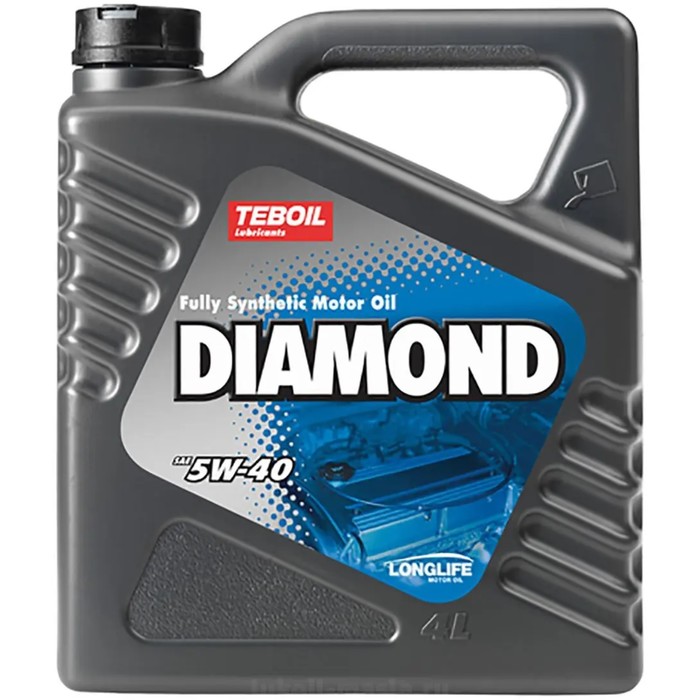 Масло моторное TEBOIL Diamond 5W-40, синтетическое, 4 л масло моторное total quartz 9000 5w–40 синтетическое 4 л