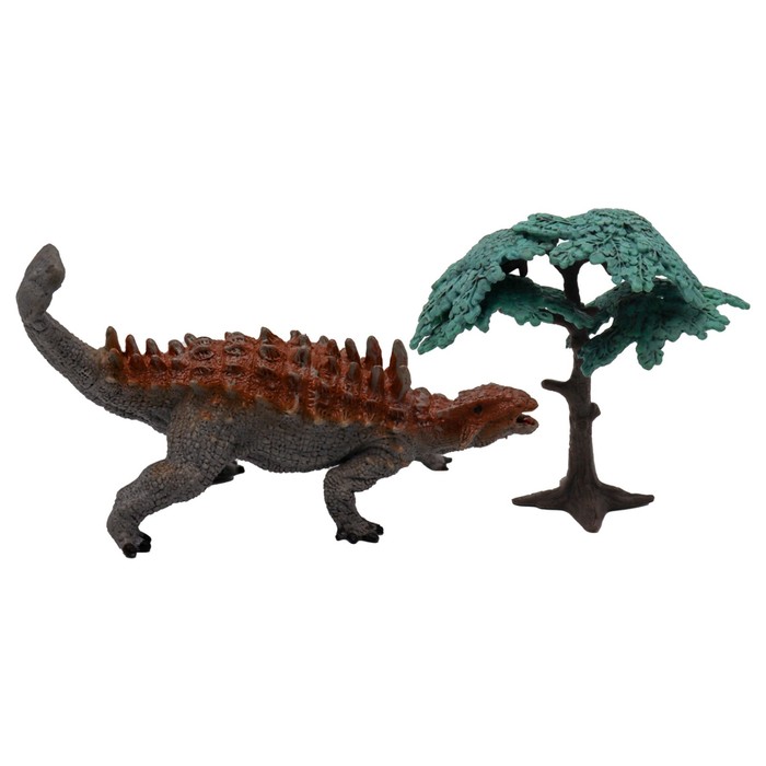 

Фигурка динозавра Funky Toys «Анкилозавр», с аксессуаром, цвет оранжевый