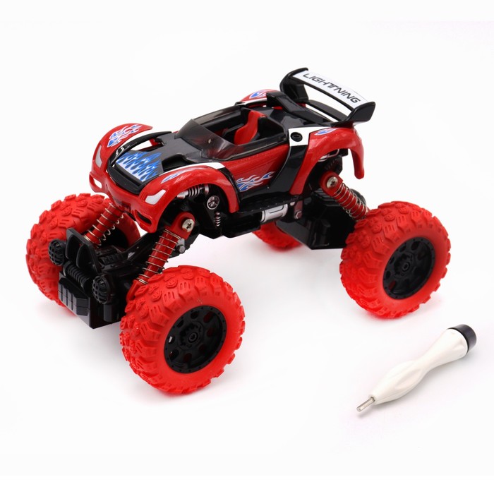 

Машинка багги DIY Funky Toys, металлическая, красного цвета, 17 см