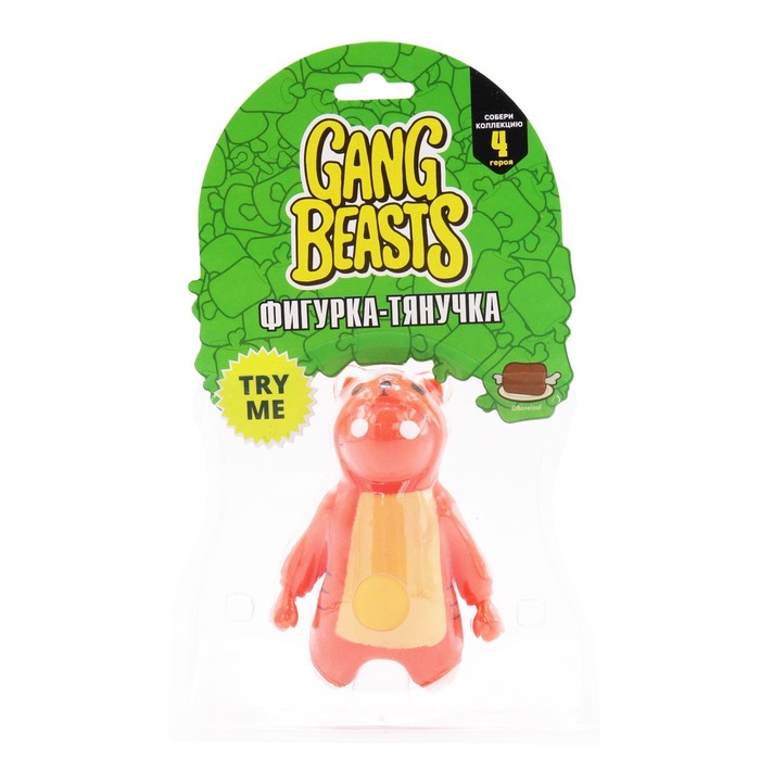Фигурка-тянучка Gang Beasts «Оранжевый» фигурка тянучка gang beasts – жёлтый арт gb6602 d