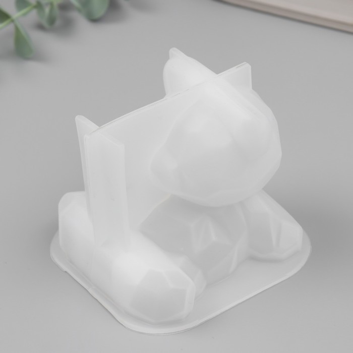 

Молд силикон 3D "Медведь. Грани" 10х9,7х8,1 см