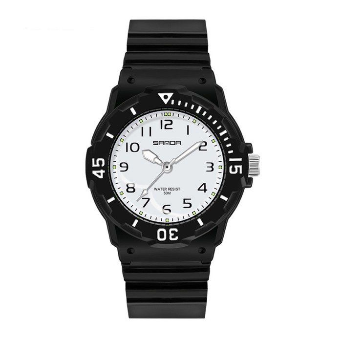 Часы наручные, d-3.5 см, светящиеся, водонепроницаемые, ремешок силикон, черные часы наручные женева ремешок силикон d 3 5 см черные