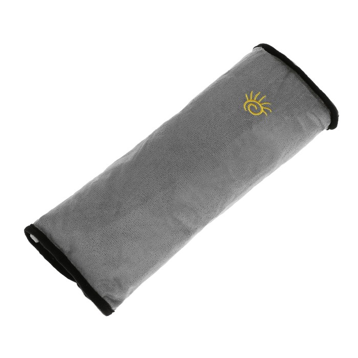 Накладная подушка на ремень безопасности, 28 см, серая подушка на ремень безопасности тигренок салатовая