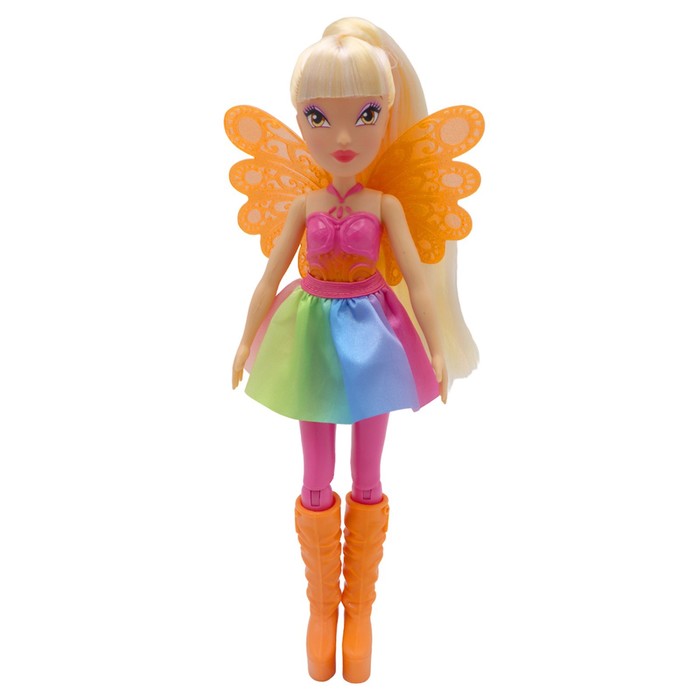 фото Шарнирная кукла winx club hair magic «стелла», с крыльями и маркерами, 24 см