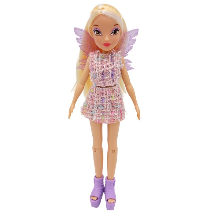 фото Шарнирная кукла winx club «модная стелла», с крыльями, 24 см