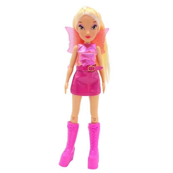 Шарнирная кукла Winx Club «Космическая Стелла», с крыльями, 24 см