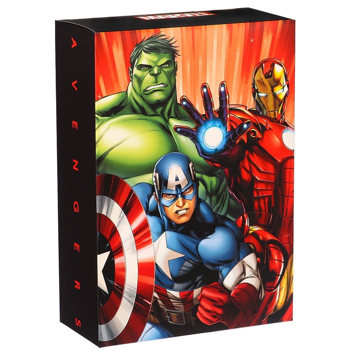 Коробка складная,16 х 23 х 7,5 см Супер-герои, Мстители