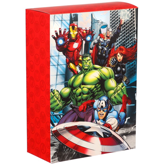 Коробка складная, 16 х 23 х 7,5 см, Супер-герои, Мстители