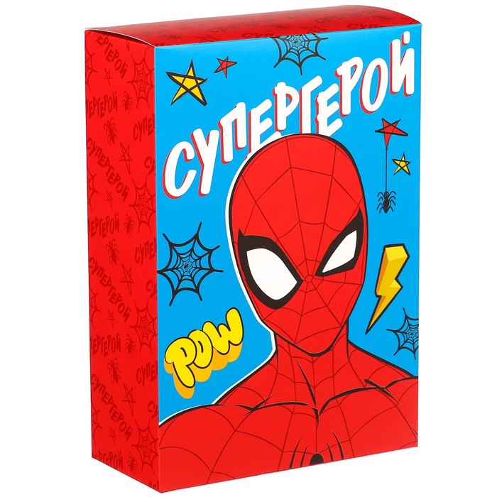 Коробка складная, 16 х 23 х 7,5 см Супергерою, Человек-паук