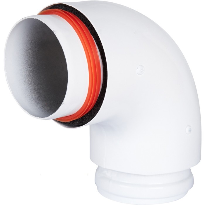 

Элемент дымохода ROMMER RCA-0080-800090, отвод утепенный, d=80/100 мм, 90°