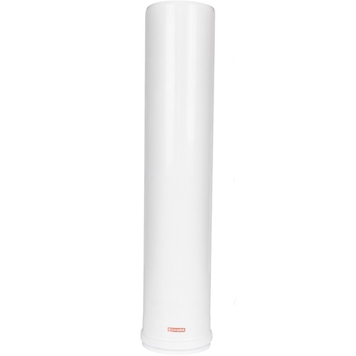

Элемент дымохода ROMMER RCA-6010-000500, удлинитель, d=60/100 мм, коакс раструбн, L=500 мм