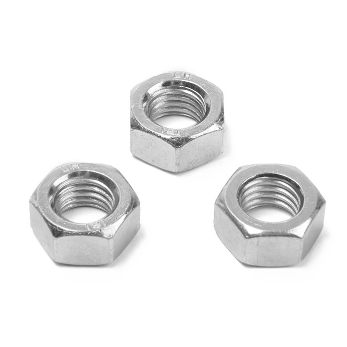 

Гайка шестигранная ТУНДРА krep, DIN934, М12, оцинкованная, 1 кг