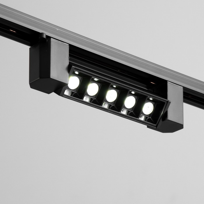 фото Светильник трековый simple "линза" led 10вт черный 20,5х3,5х4,5 см bayerlux