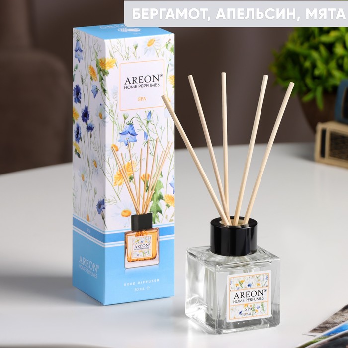

Диффузор ароматический Areon Sticks Garden, бергамот, апельсин, мята, 50 мл