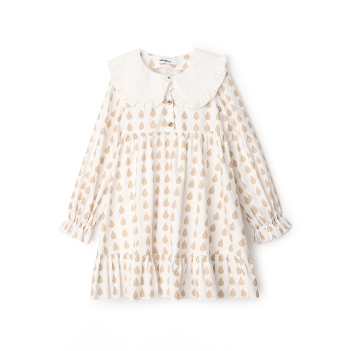 

Платье детское с воротником KAFTAN "Капелька", р.30 (98-104 см)