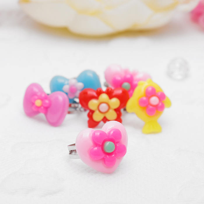 Кольцо детское "Выбражулька" воздушное, форма МИКС, цвет МИКС, безразмерное