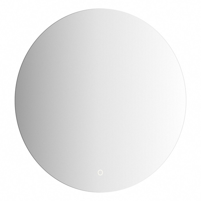 Зеркало с DEFESTO LED-подсветкой 15 Вт, 60х60 см, сенсорный выключатель, тёплый белый свет
