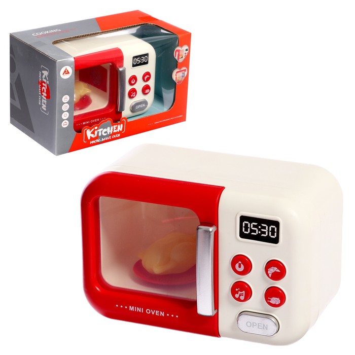 Бытовая техника «Микроволновая печь», свет, звук игровой набор микроволновая печь фиксики с продуктами свет звук