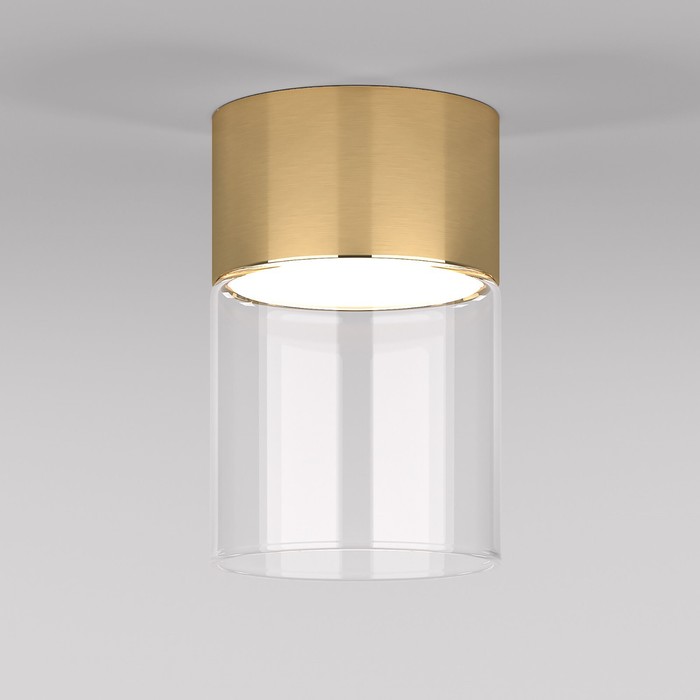 

Светильник потолочный акцентный Elektrostandard, Lumen LED 10 Вт, 80x80x120 мм, IP20, цвет латунь