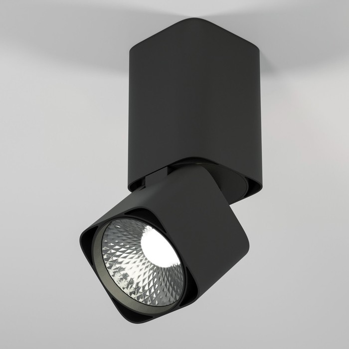 Светильник потолочный акцентный Elektrostandard, Cubus LED 10 Вт, 55x55x140 мм, IP20, цвет чёрный