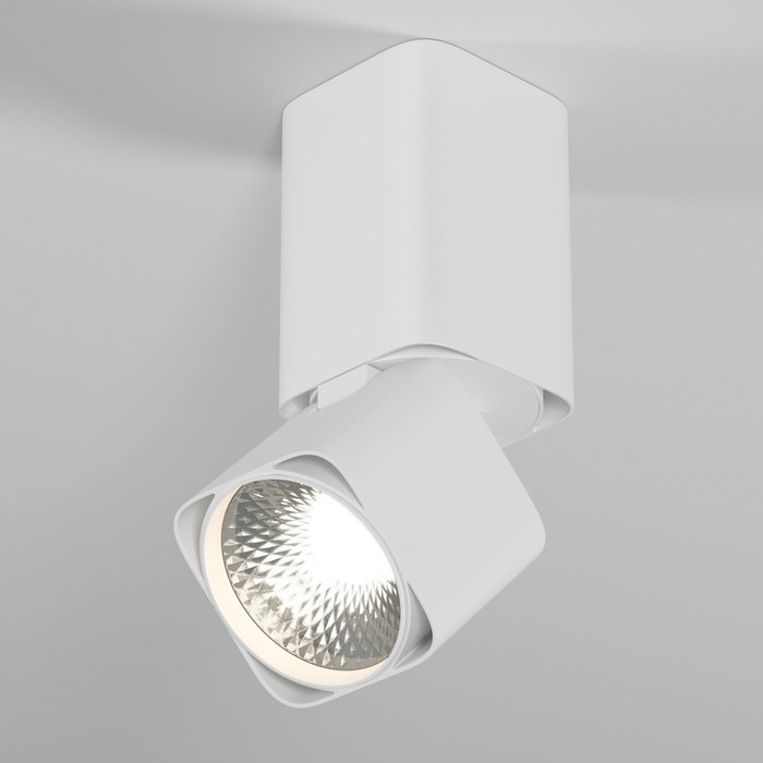 Светильник потолочный акцентный Elektrostandard, Cubus LED 10 Вт, 55x55x140 мм, IP20, цвет белый