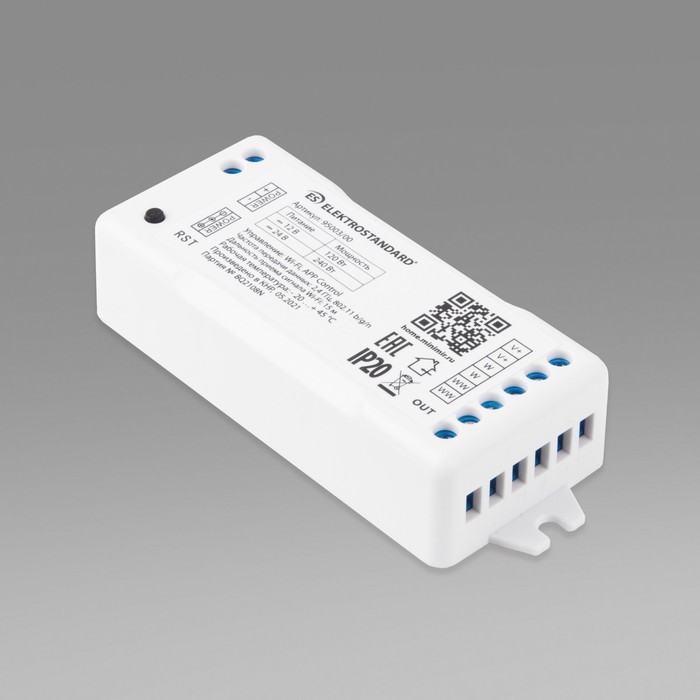 

Умный контроллёр для светодиодных лент Elektrostandard, 12/24V MIX, 5А, WiFi, IP20