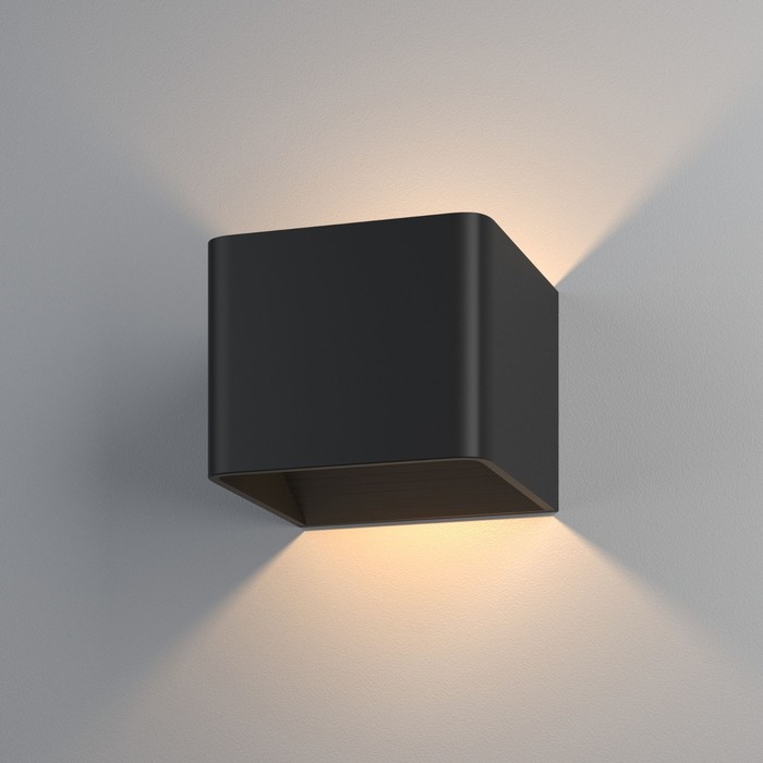 Подсветка интерьерная Elektrostandard, Corudo LED 6 Вт, 100x100x80 мм, IP20, цвет чёрный