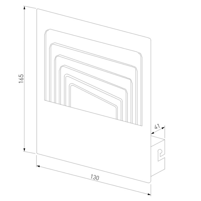 

Подсветка интерьерная Elektrostandard, Onda LED 3 Вт, 63x130x164 мм, IP20, цвет чёрный