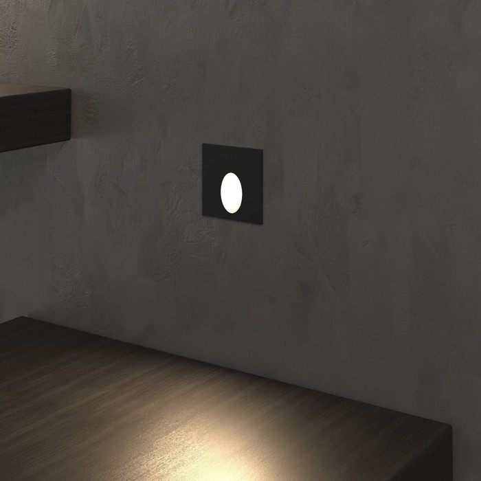 

Подсветка для лестниц Elektrostandard, Step 2 LED 3 Вт, 21x48x48 мм, IP65, цвет чёрный