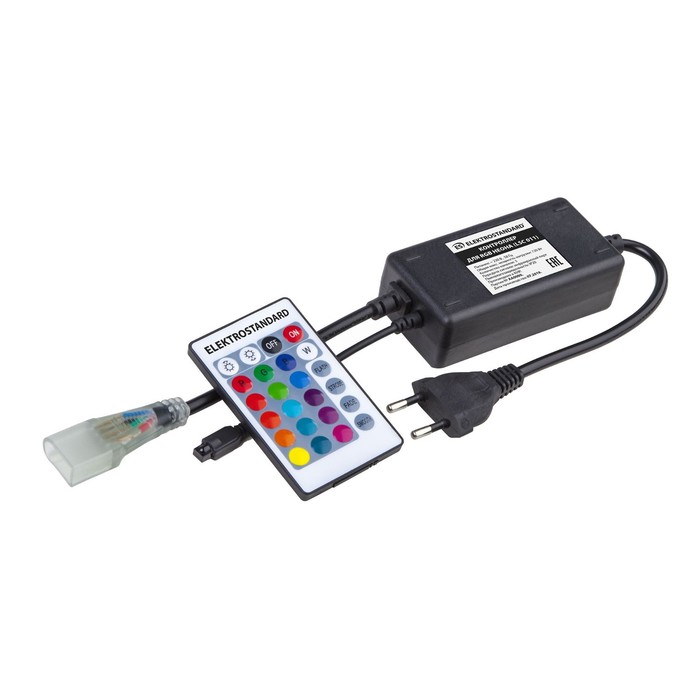 Контроллер для гибкого неона Elektrostandard, RGB LS001 220V 5050 с ПДУ (ИК), IP20, IP20